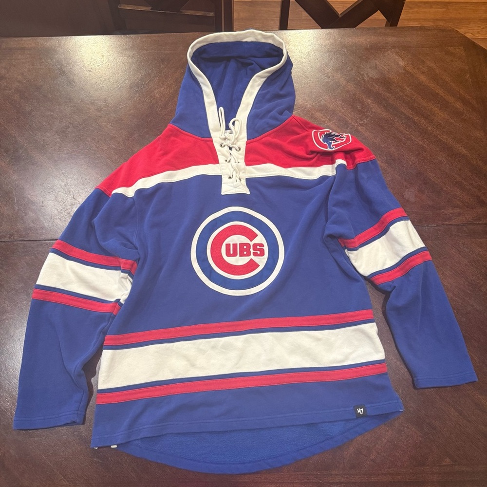 Chicago Cubs lacer pullover hoodie